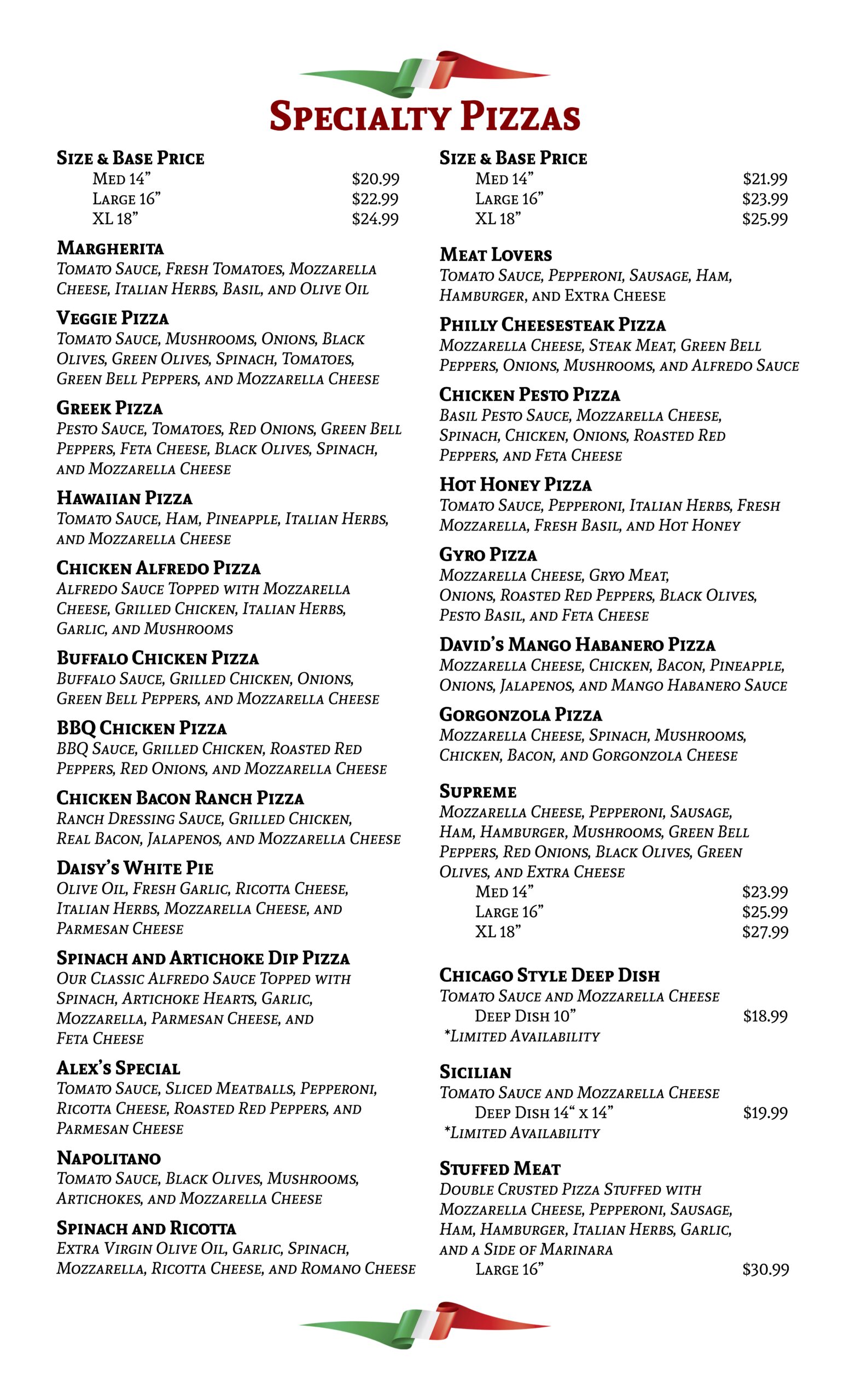 Fratelli Pizza Bertram TX